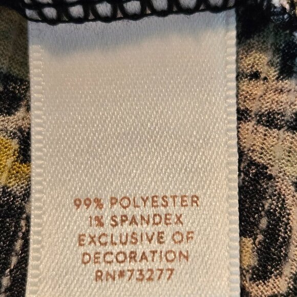 LC Lauren Conrad Women’s Ruffle Cold-Shoulder Top  XL - Picture 7 of 8